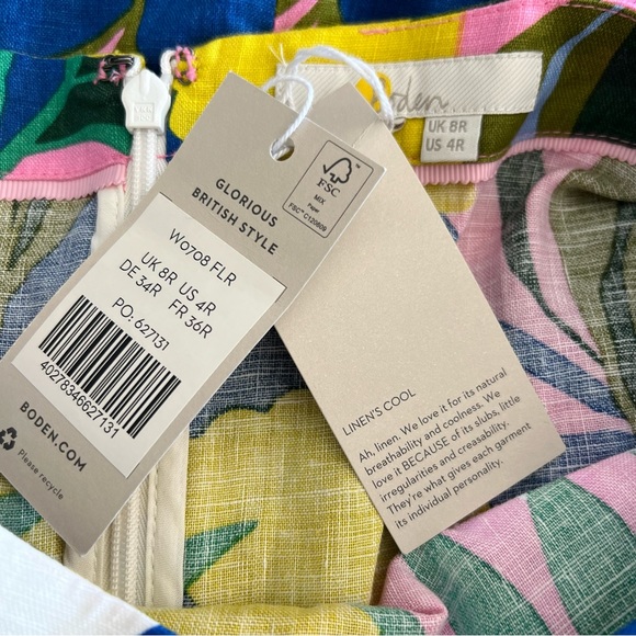 🔹 Boden Laurie Linen Shift Dress - Picture 4 of 4